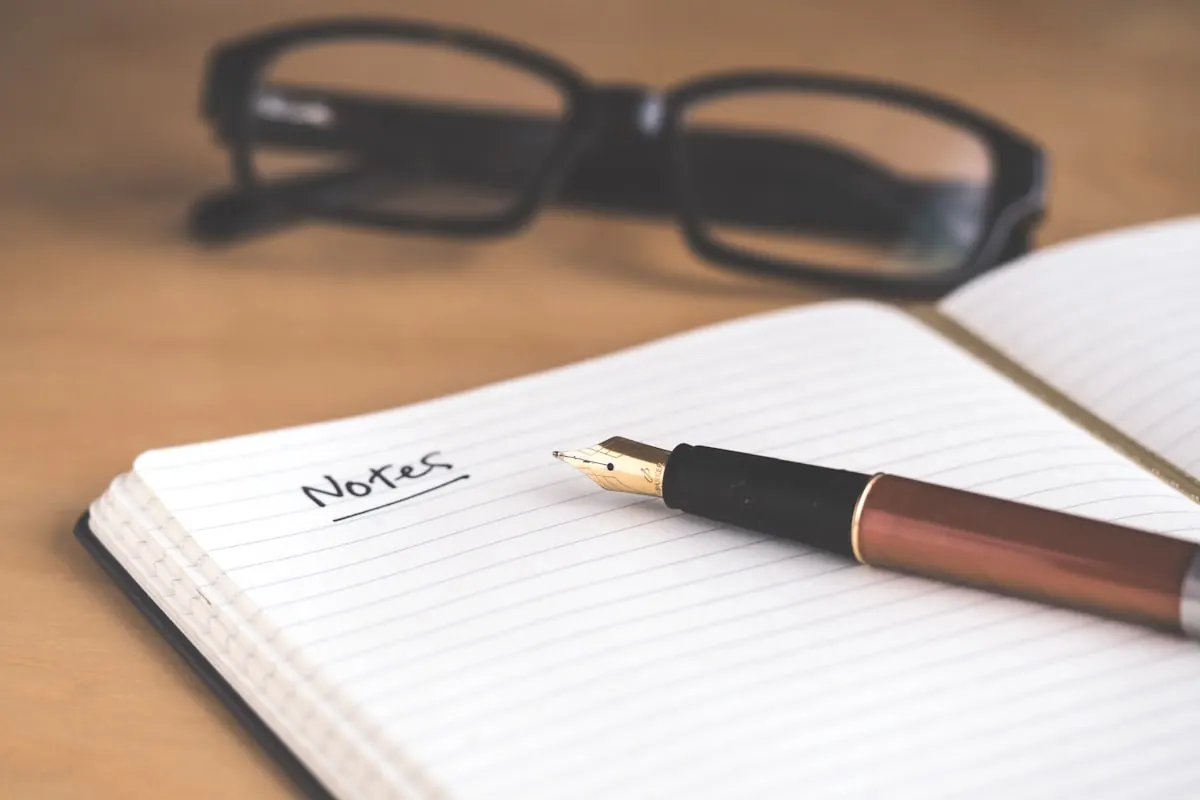 A notebook for regular customers who pay at the end of the month.